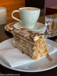 Coffee and cake at Cafe Bauer