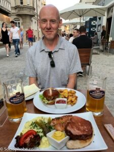 Dinner at the Regensburg Weissbrauhass