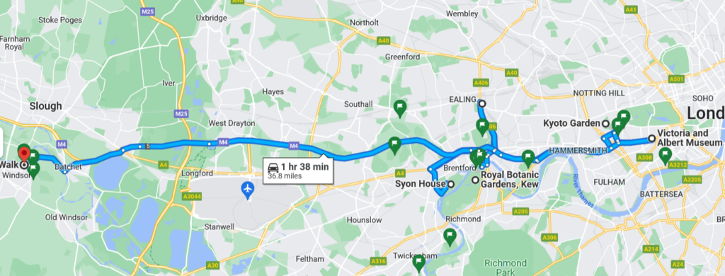 West London city break route