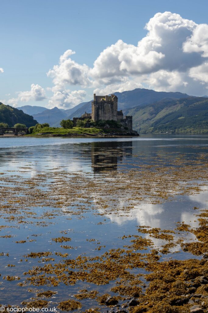 Eilean Donan Castle from the Dornie Community Hall