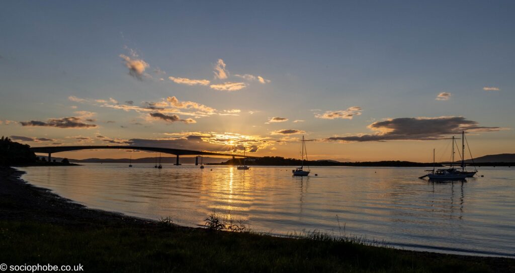 Skye - Kyleakin sunset