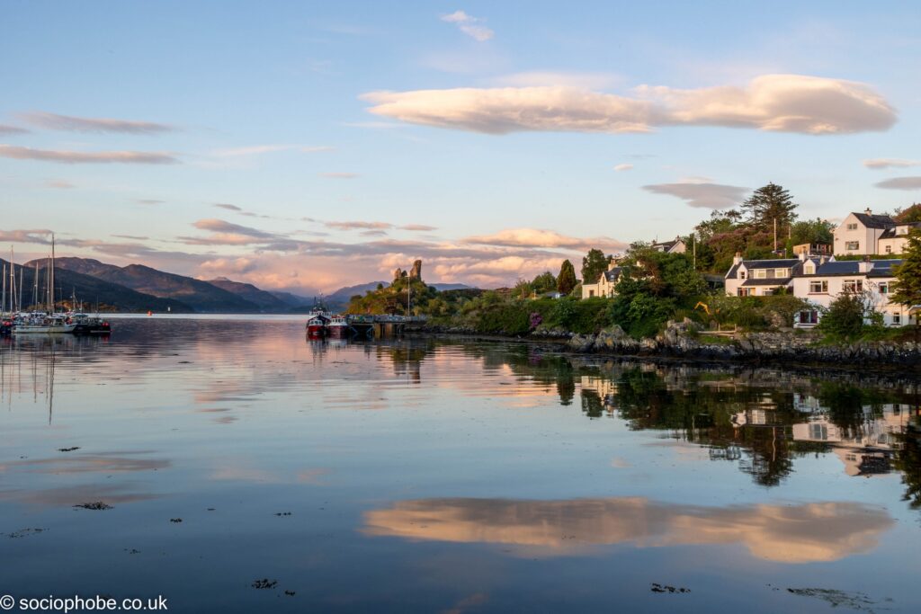 Skye - Kyleakin sunset