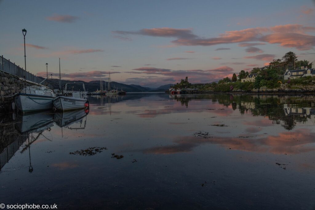 Skye - Kyleakin sunset
