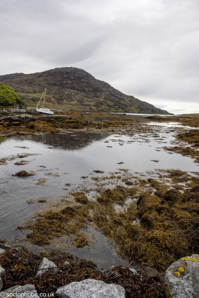 Lochboisdale harbour area
