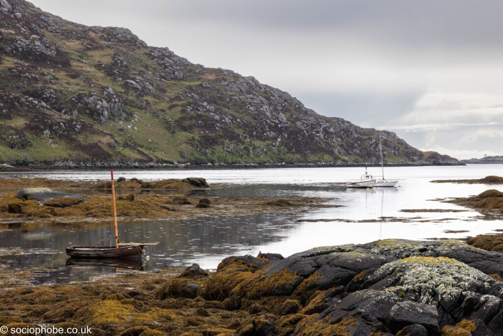 Lochboisdale harbour area