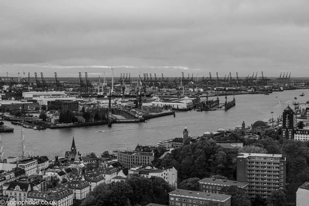 View from St Michael's church, Hamburg