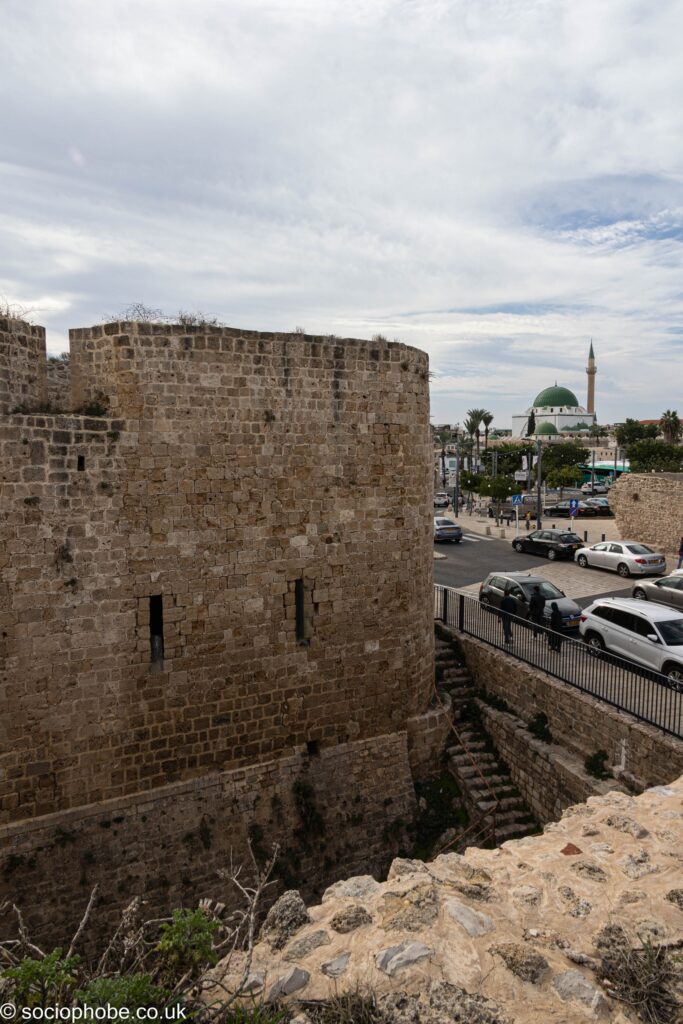 Acre City Walls and inner moat
