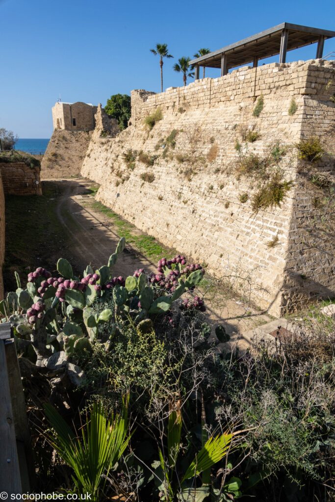 Caesarea City Walls - Louis IX fortifications