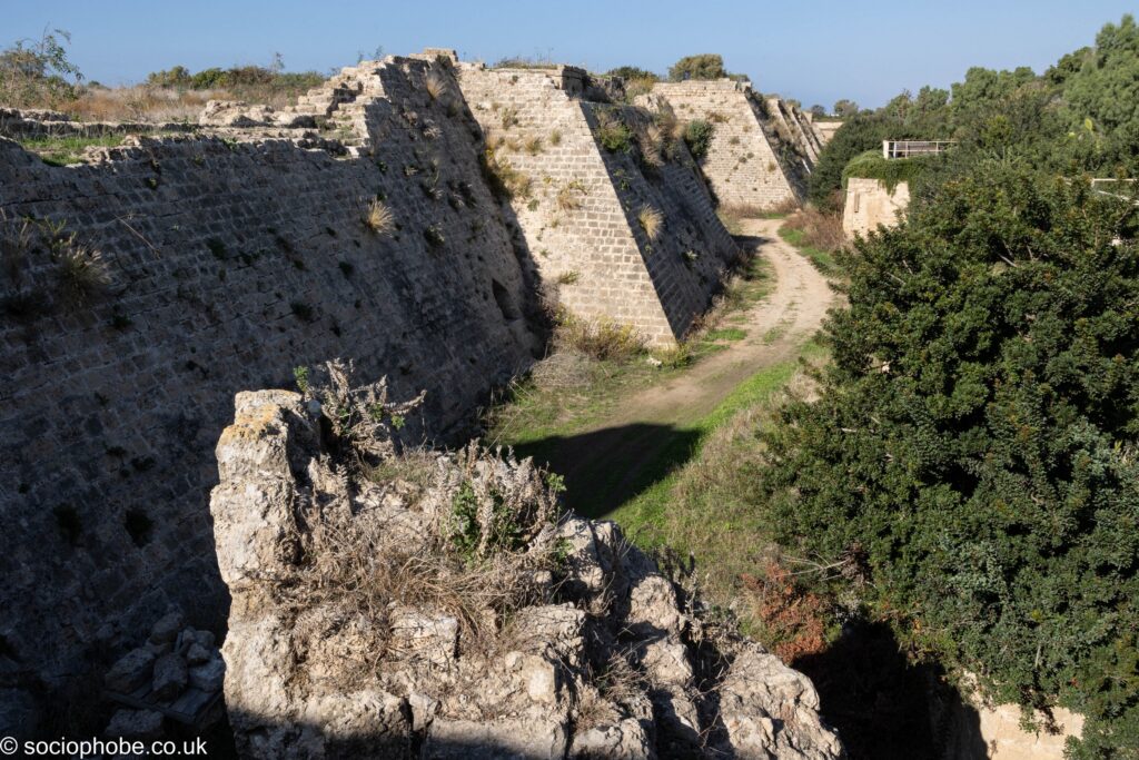 Caesarea City Walls - Louis IX fortifications