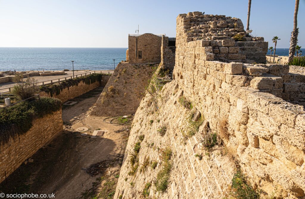 Caesarea City Walls - Louis IX fortifications