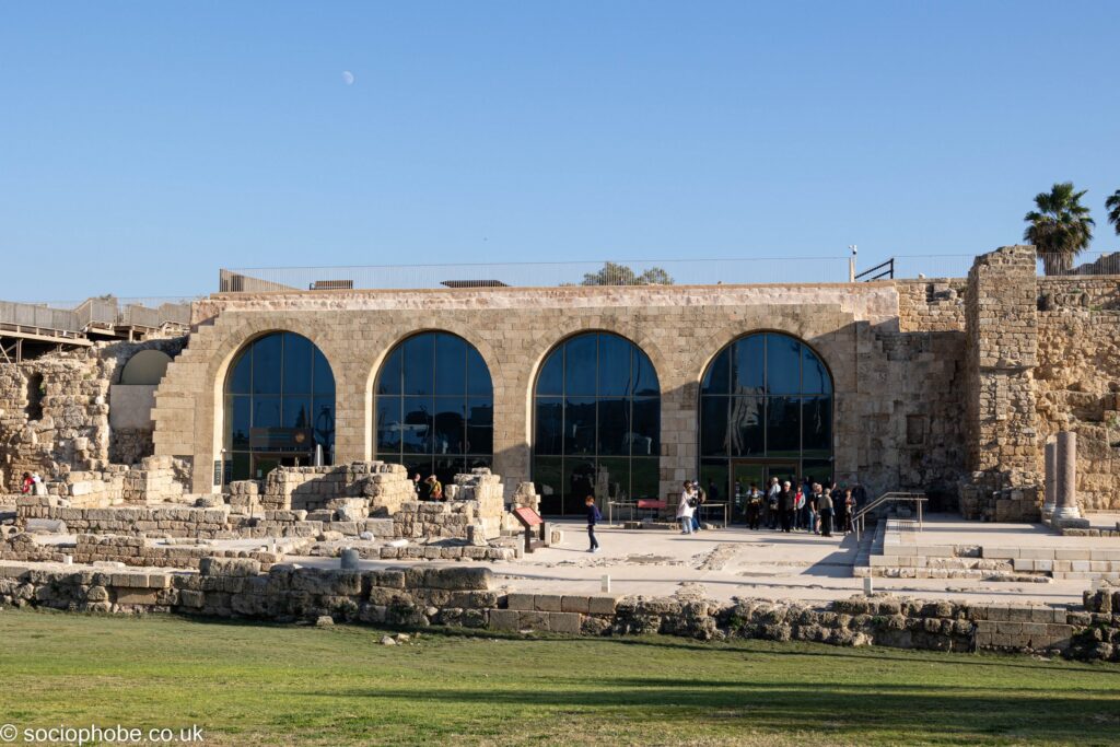 Temple of Augustus - now Caesarea Museum