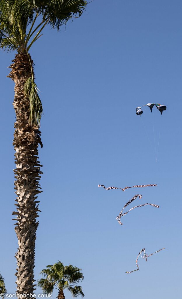 Kite flying at Caesarea