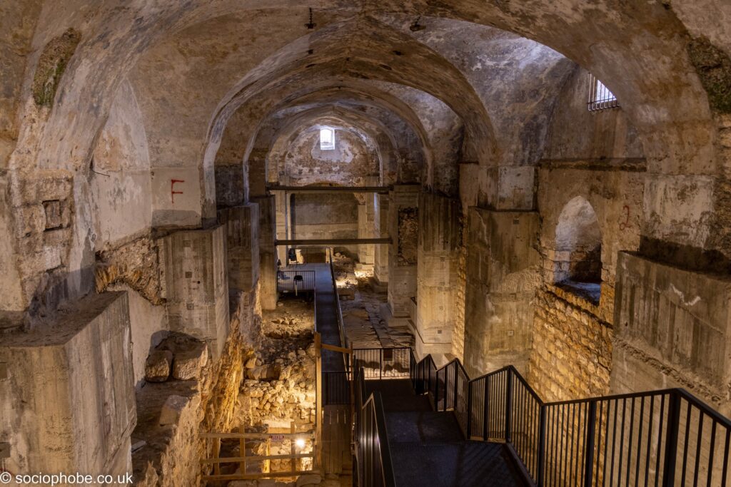 St David's Tower - excavations