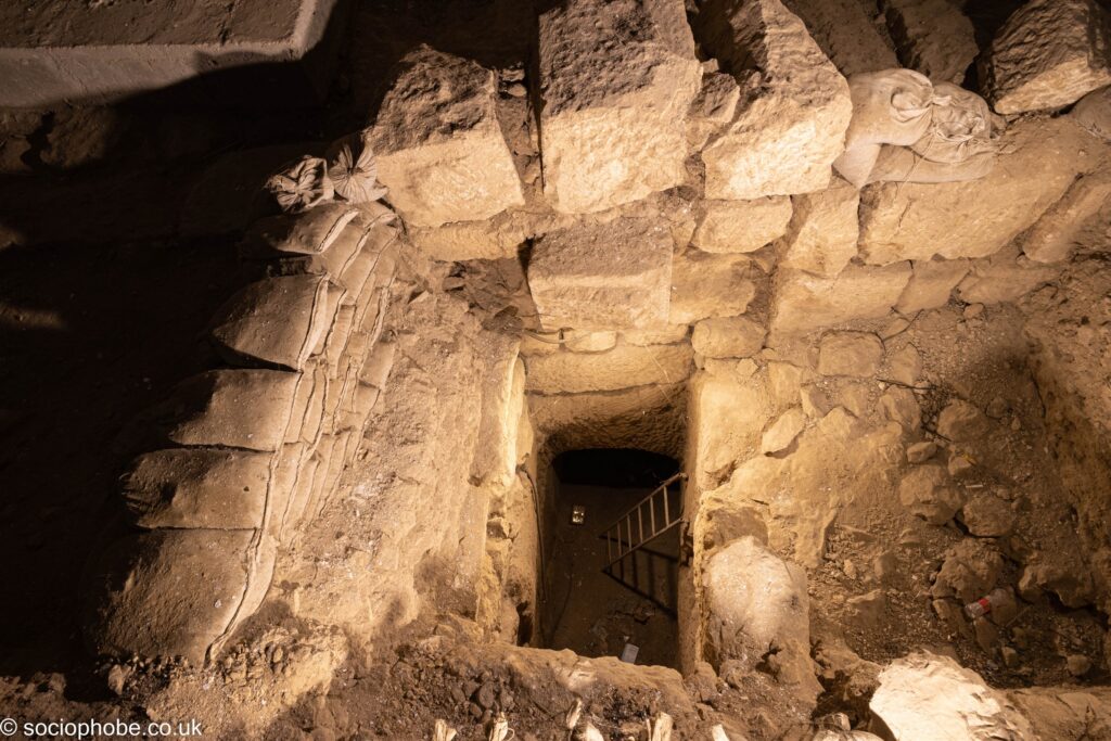 St David's Tower - excavations
