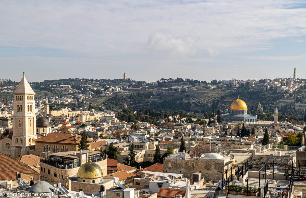 St David's Tower - view to the Temple Mount