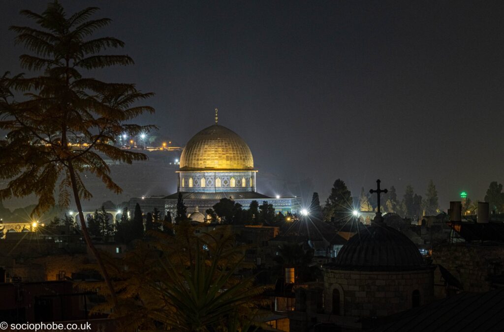 Jerusalem view from our hotel