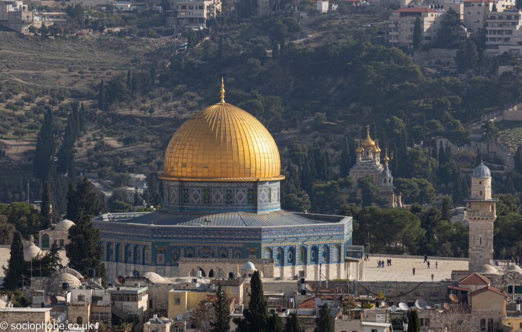St David's Tower - view to the Temple Mount