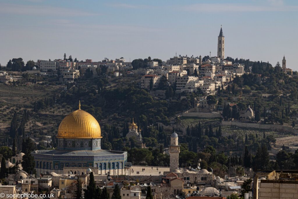 St David's Tower - view to the Temple Mount
