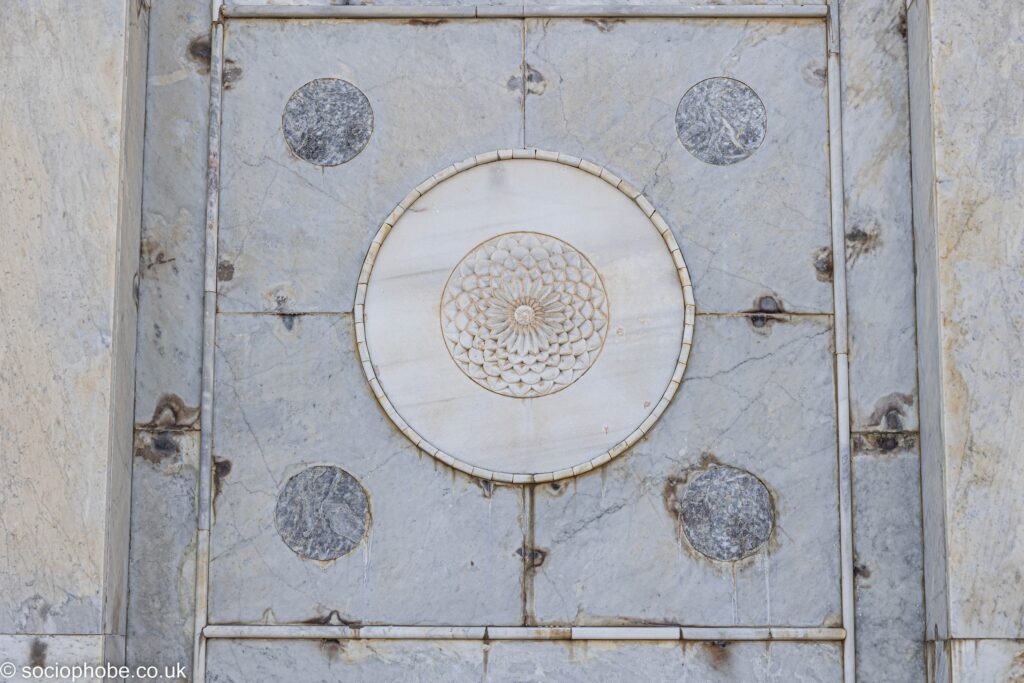 Jerusalem - Dome of the Rock marble detail