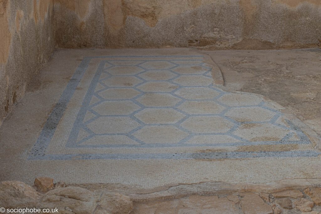 Masada - palace mosaics