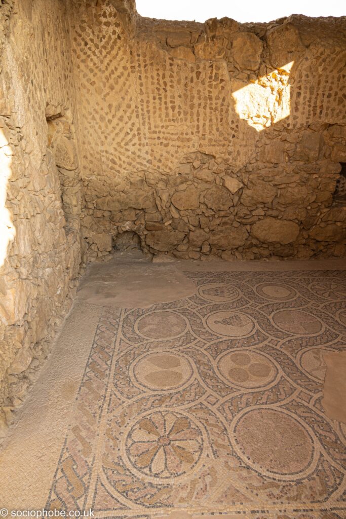 Masada - Byzantine mosaics