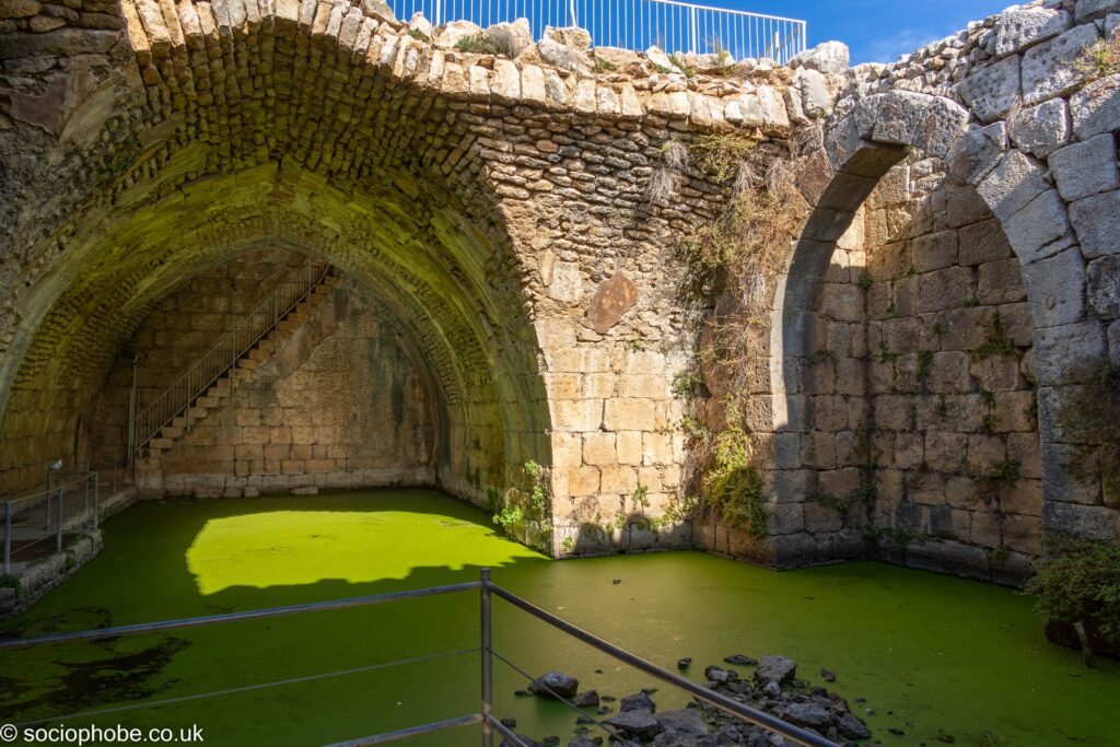 Nimrod Fortress - cistern