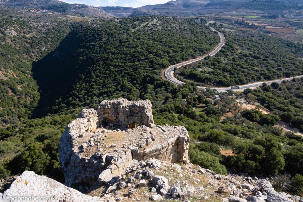 Nimrod Fortress - keep and northern tower