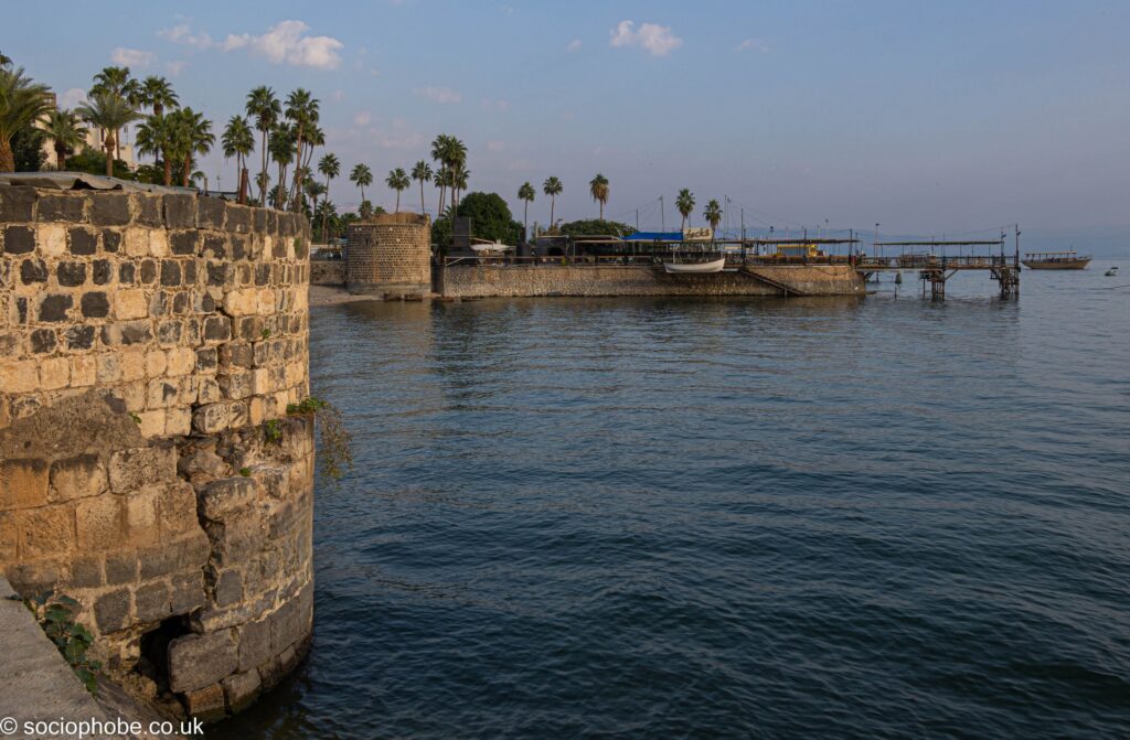 Tiberias sea walls