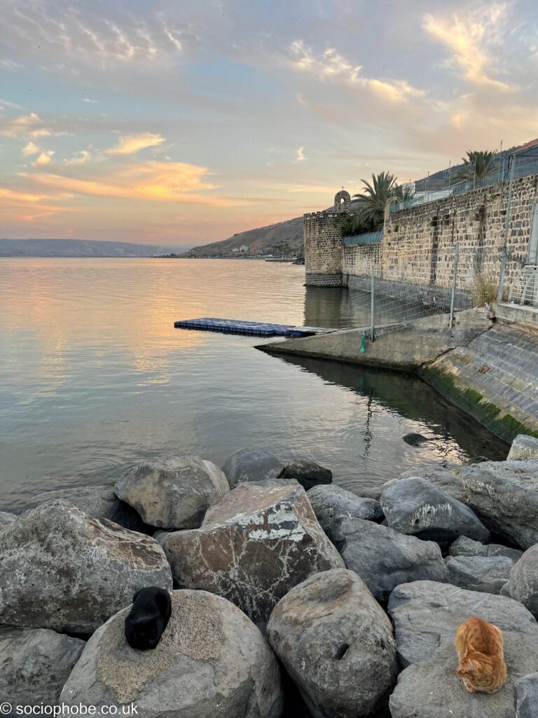 Sunset on the Sea of Gallilee