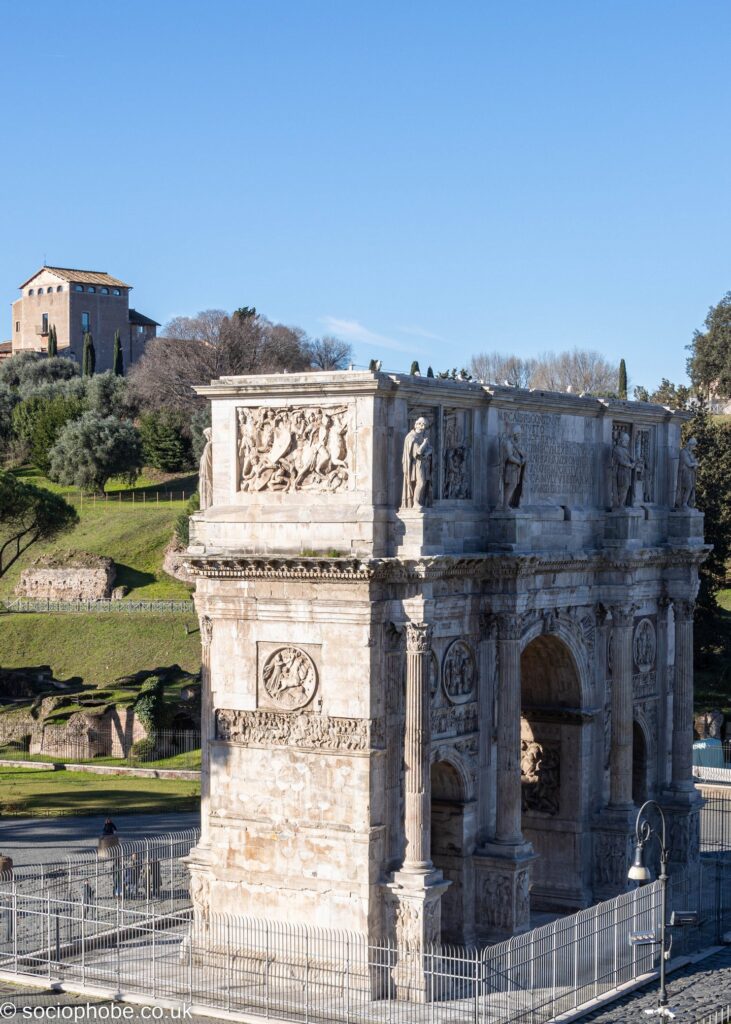Arch of Constantine, from the Colosseum