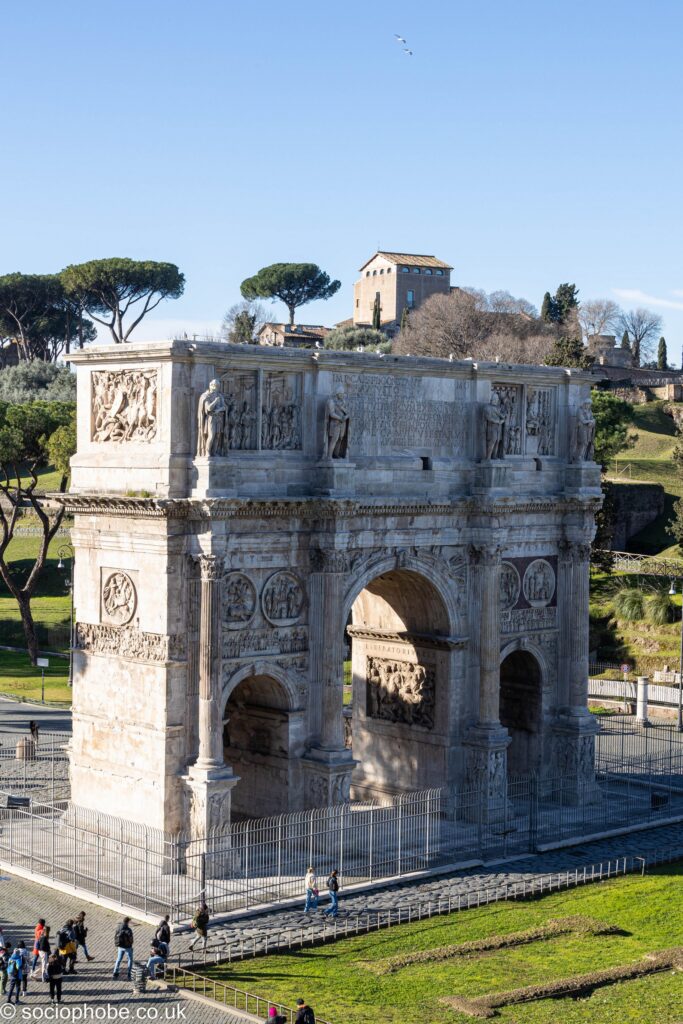 Arch of Constantine, from the Colosseum