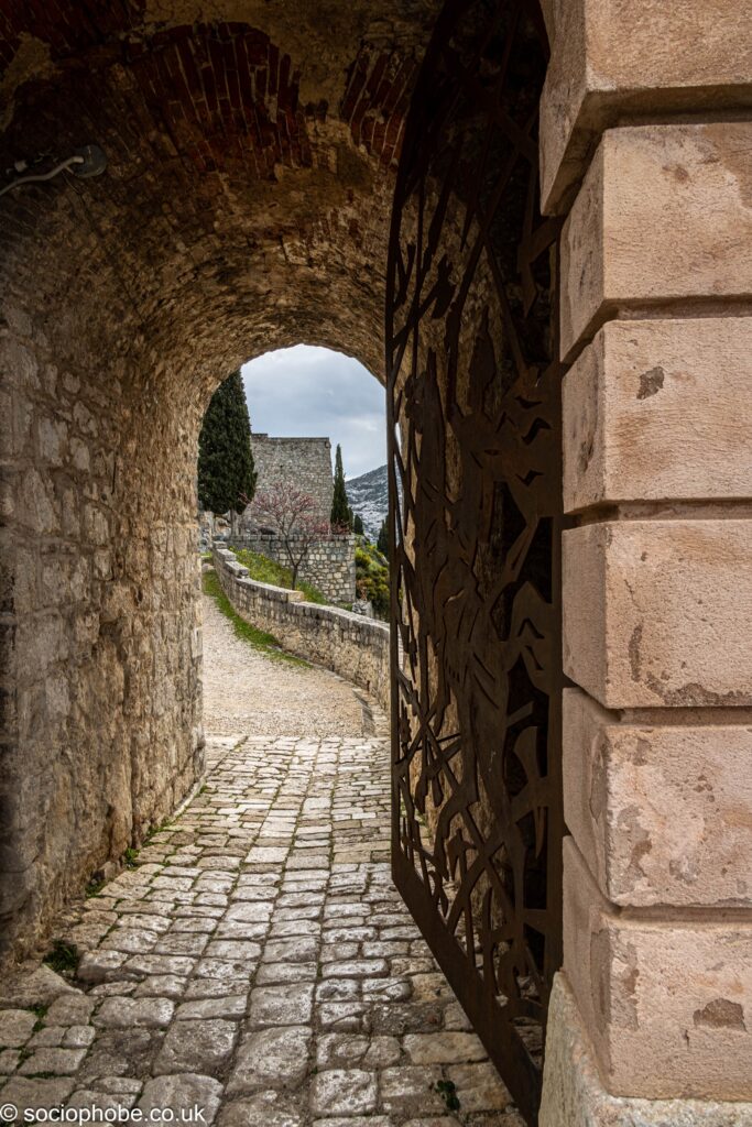 Main entrance to Klis Fortress