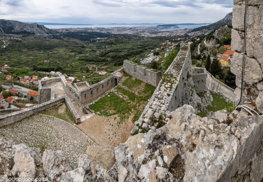 Inside Klis Fortress and the views