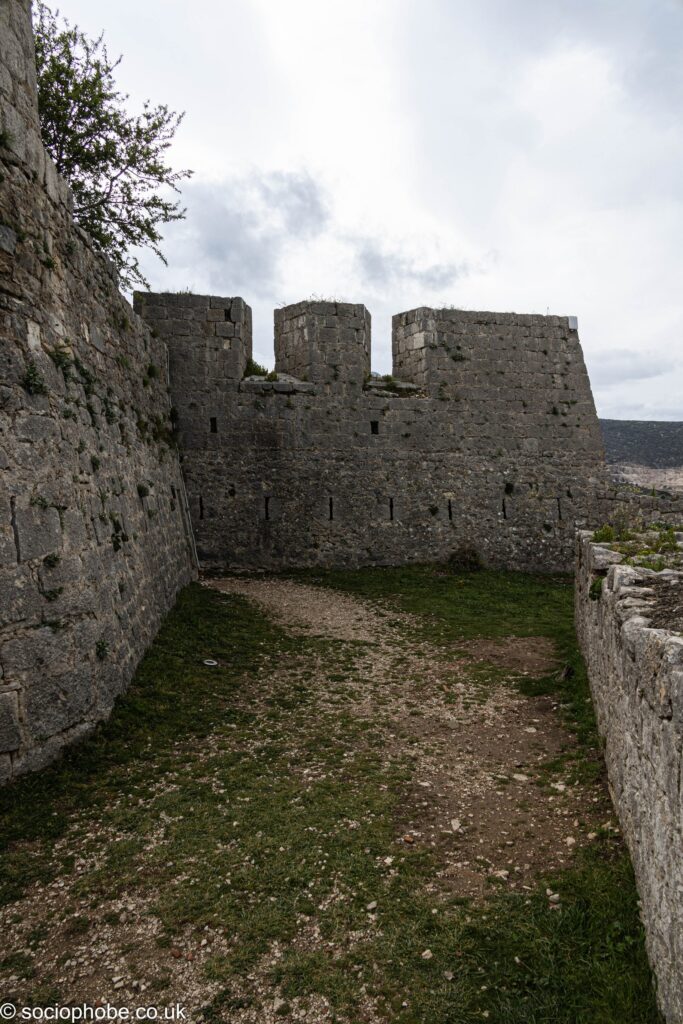 Inside Klis Fortress and the views