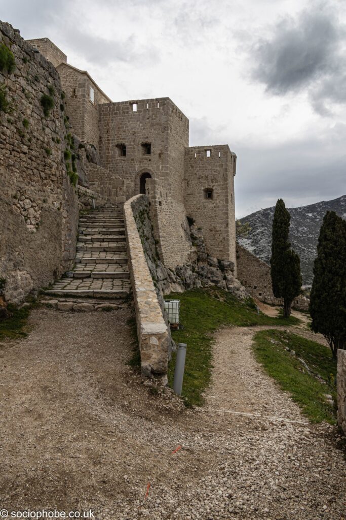 Inside Klis Fortress and the views