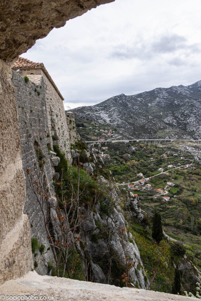 Inside Klis Fortress and the views