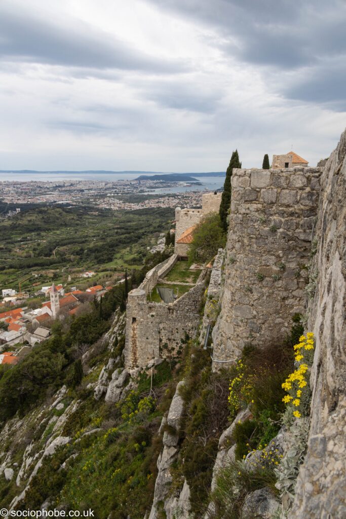 Inside Klis Fortress and the views