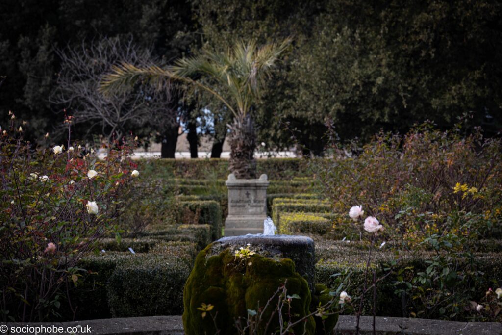 Farnese gardens and Tomb of Giacomo Boni