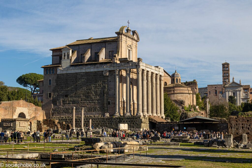 Antonius and Faustina Temple