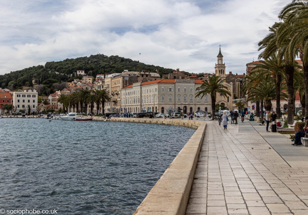 Walking along the Riva