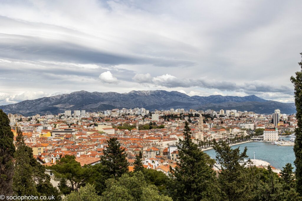 View from Marjan's Hill observation point