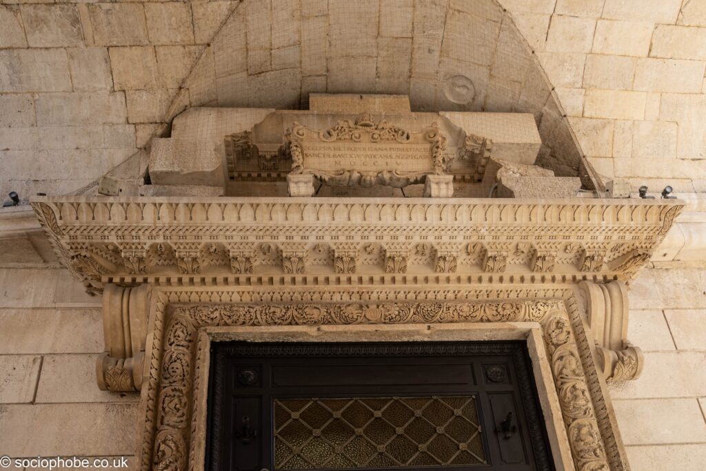 Entrance portico to Diocletian's mauseoleum