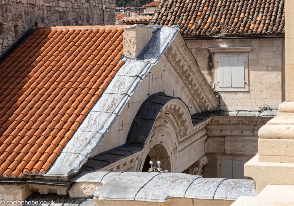 View of the Peristile of Diocletian's Palace
