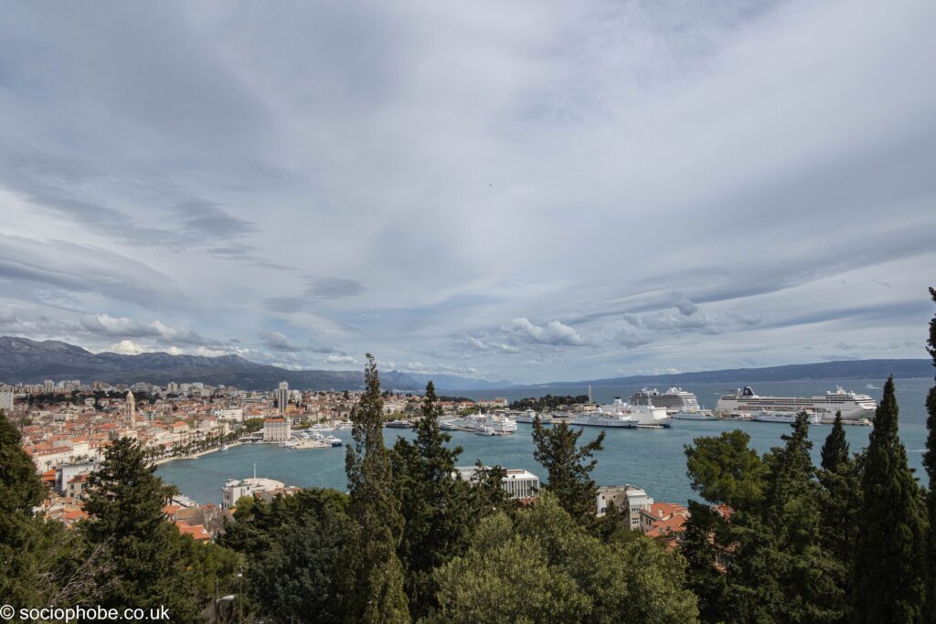 View from Marjan's Hill observation point