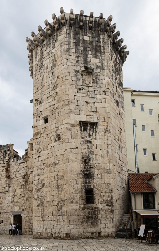 Split old town - the Venetian Tower according to Google maps