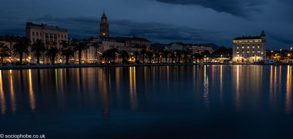 Riva view at night
