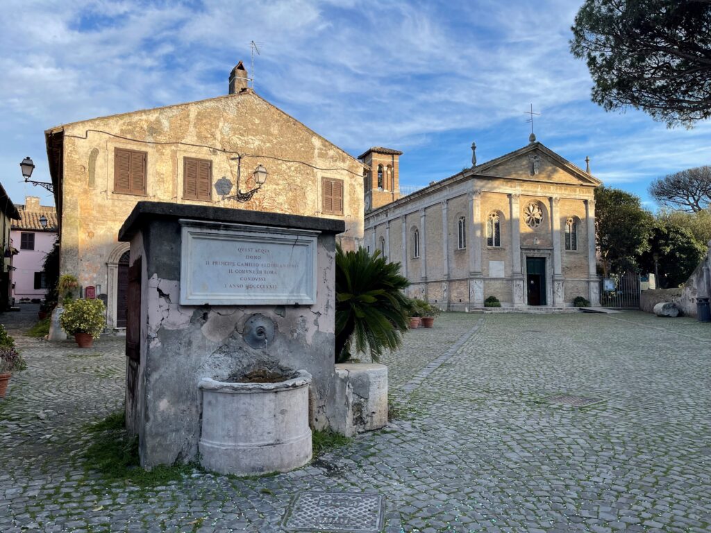 Ostia Antica village